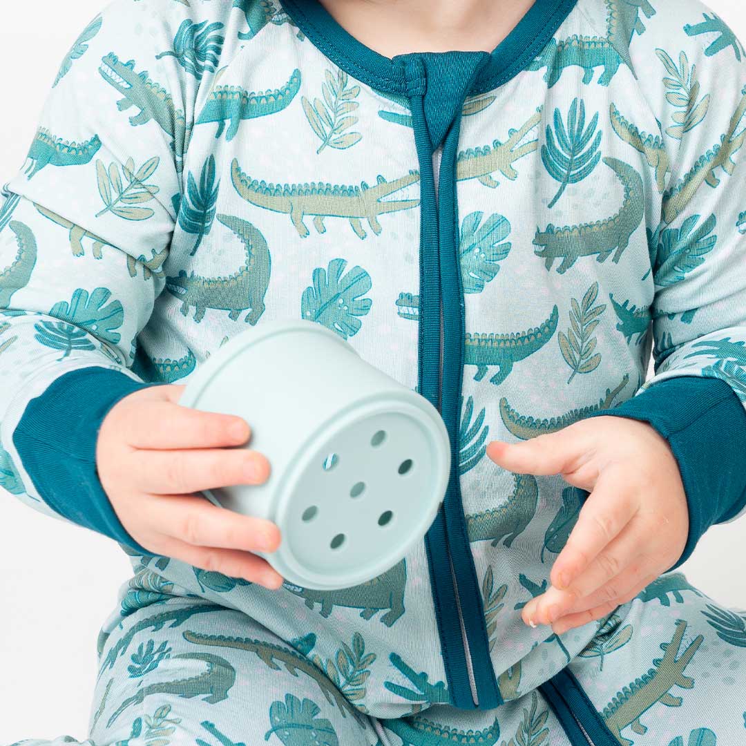 Later Gator Bamboo Baby Pajamas