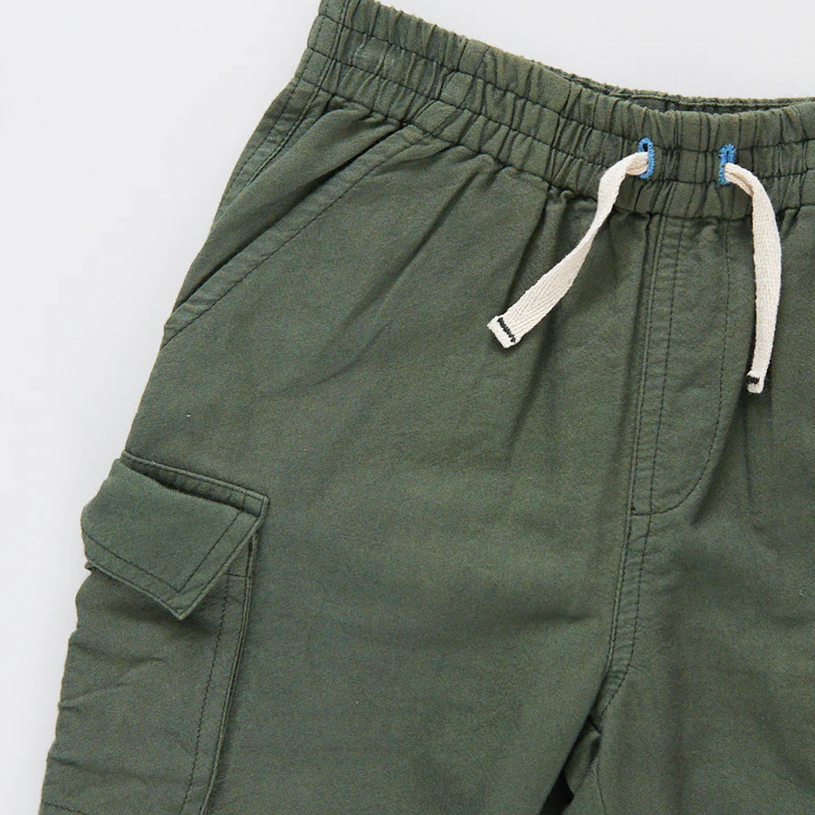 Boys Pull-On Pant in Four Leaf Clover