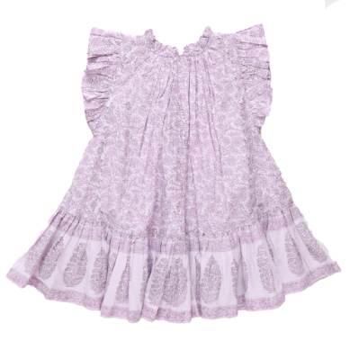 Harper Dress in Lavender Garden Floral