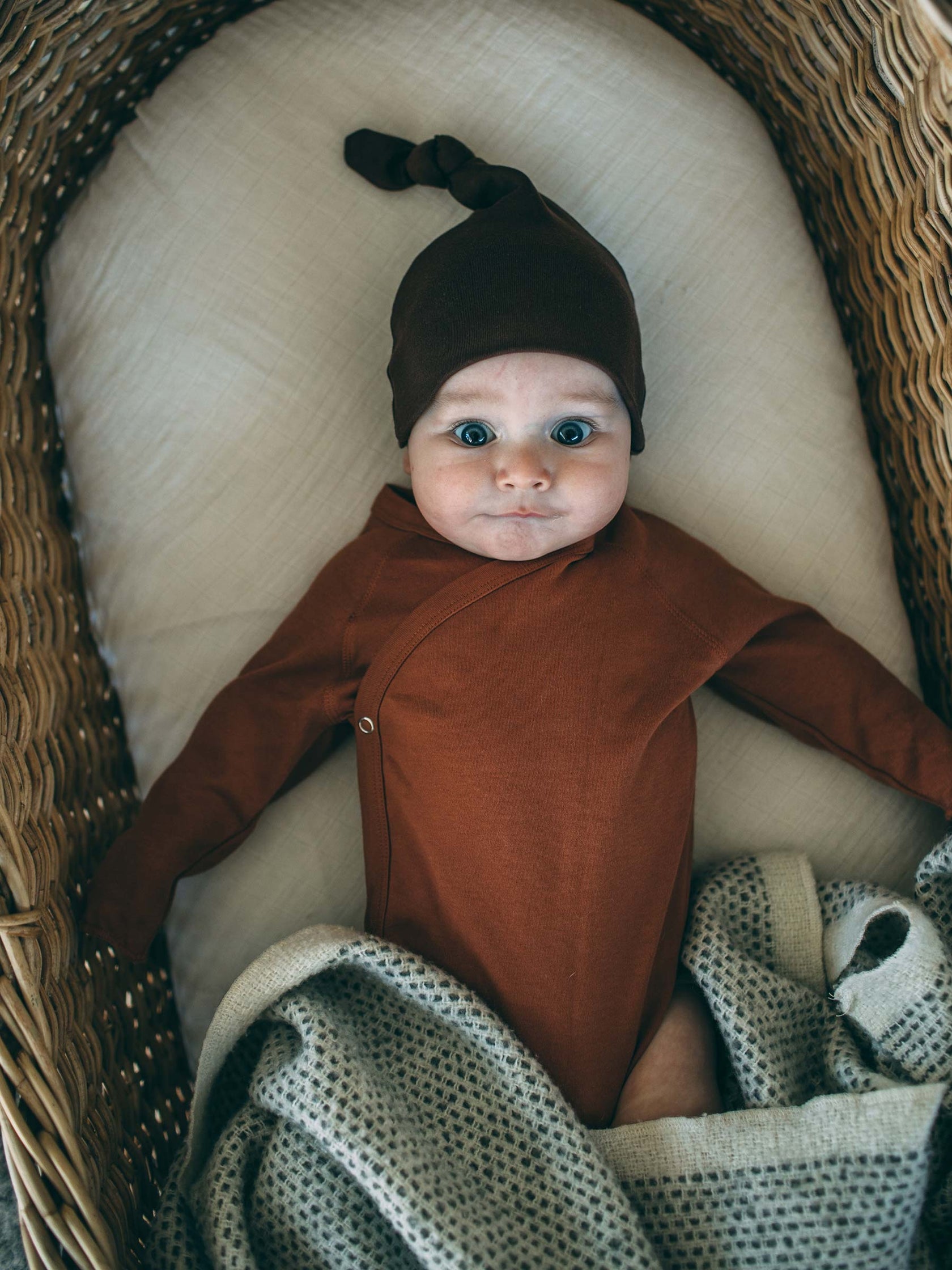 Knotted hat for baby