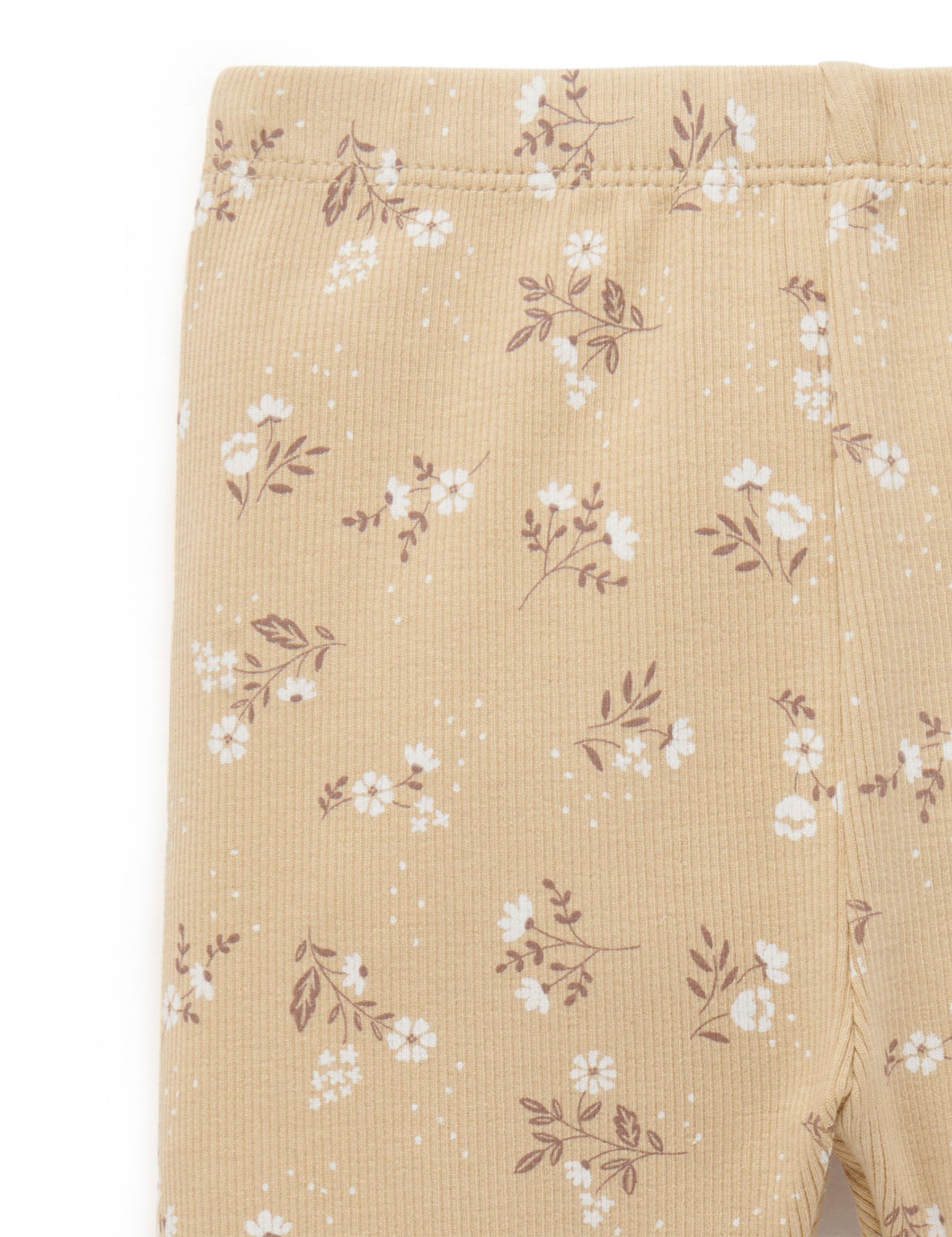 Floral Thick Rib Legging