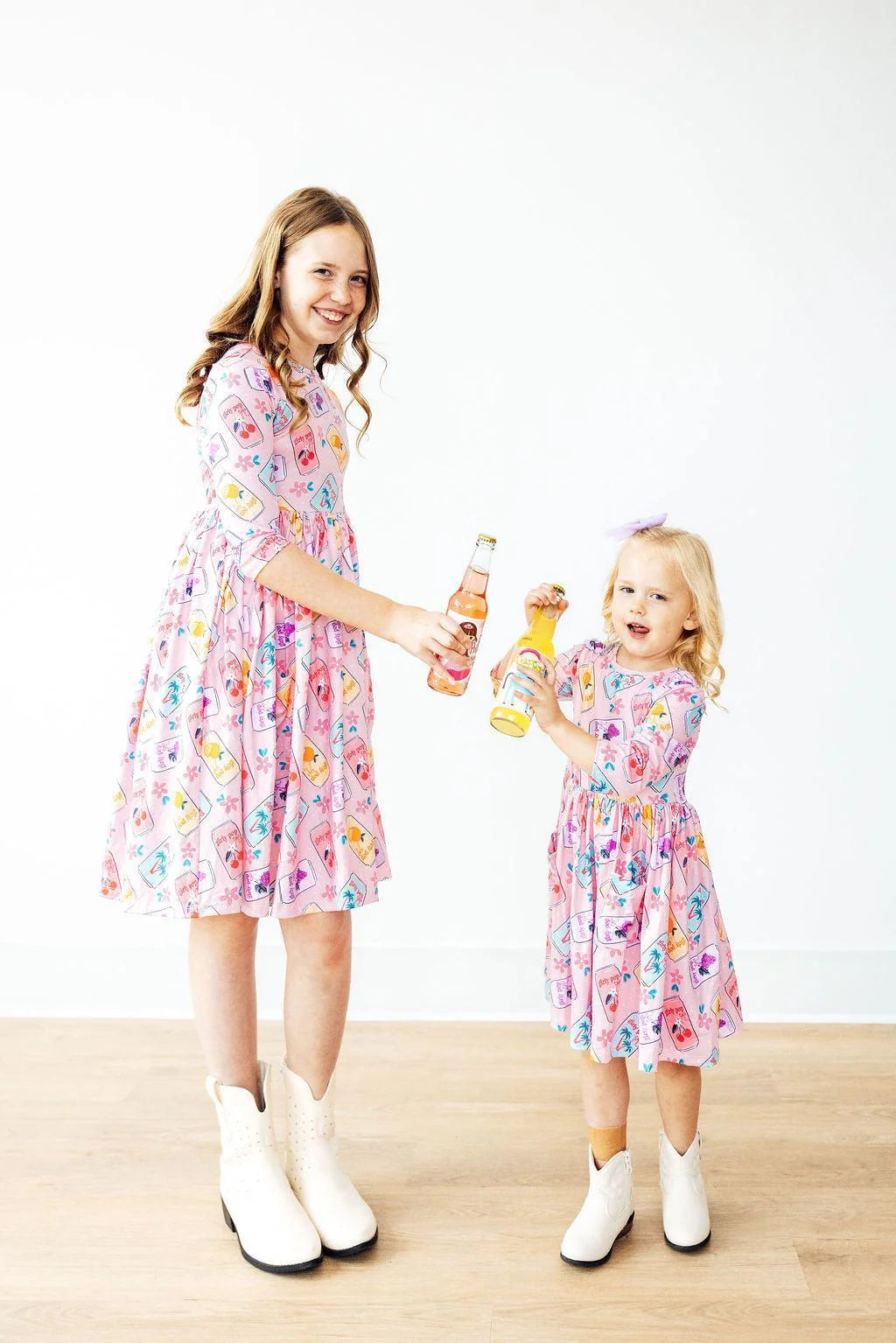 Girly Pop Pocket Twirl Dress