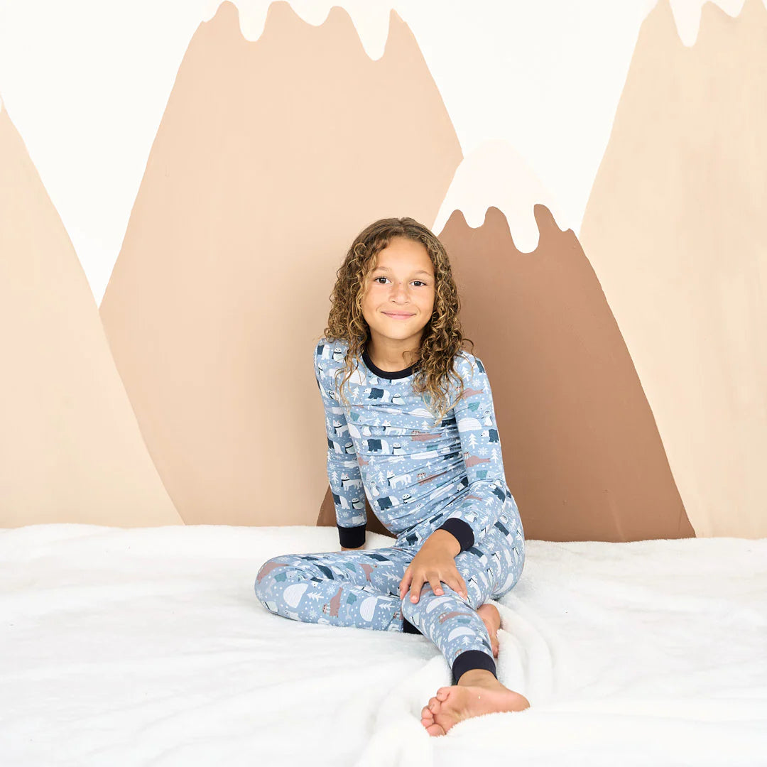 Polar Pals Two-Piece Bamboo Pajama Set
