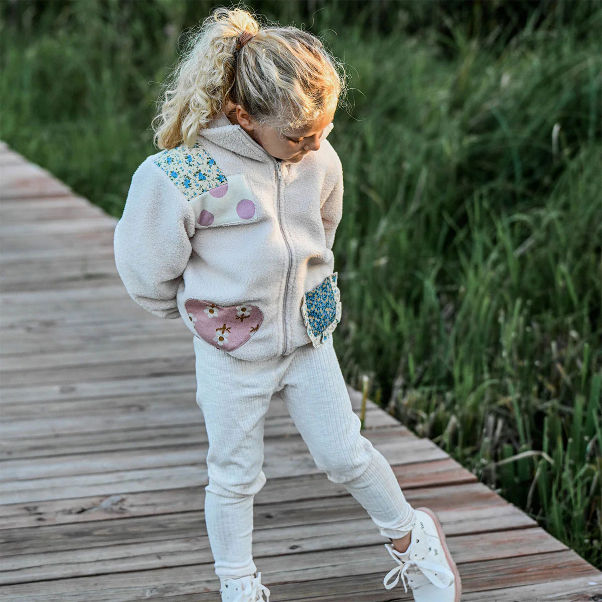 Patchwork Sherpa Faux Fur Tahoe Jacket