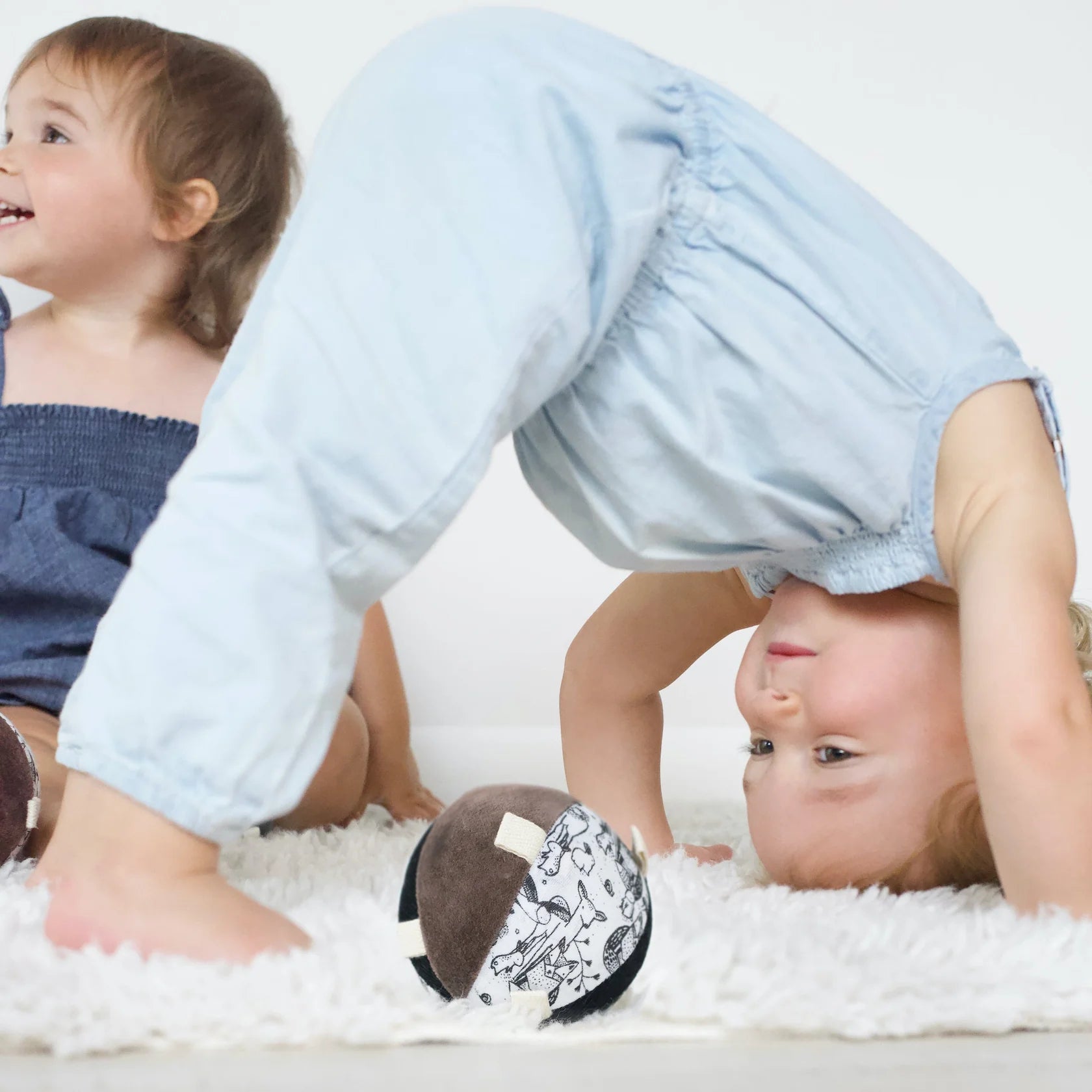 Woodland Taggy Ball with Rattle