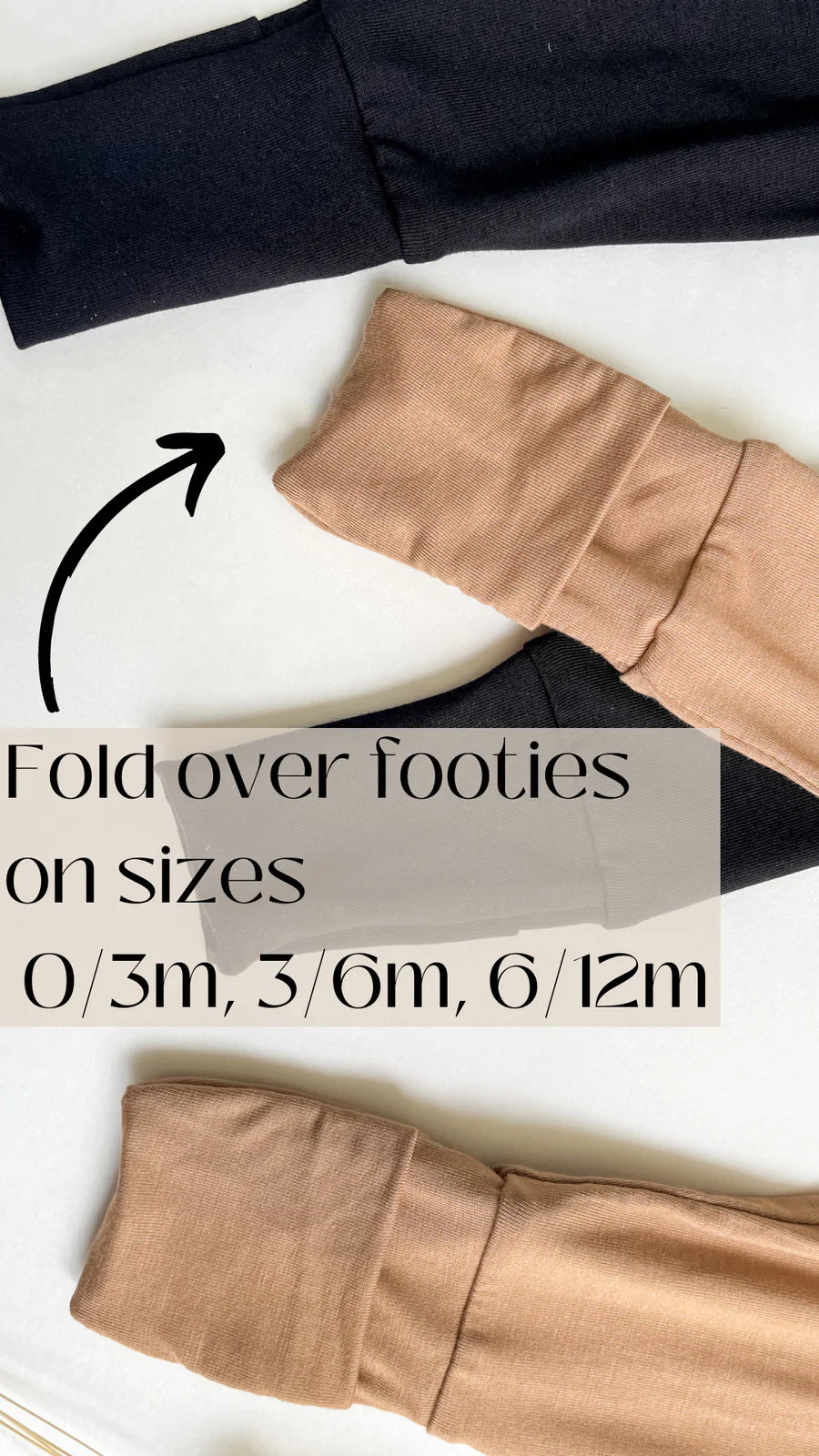 Bamboo Baby Kids Leggings in Black