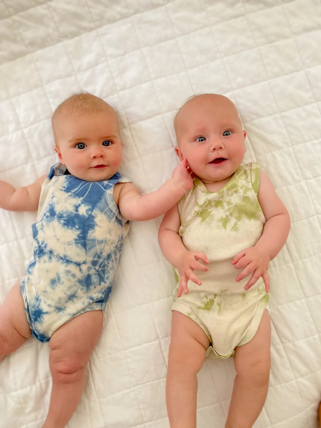 Organic Cotton Sleeveless Bodysuit - Tie Dye