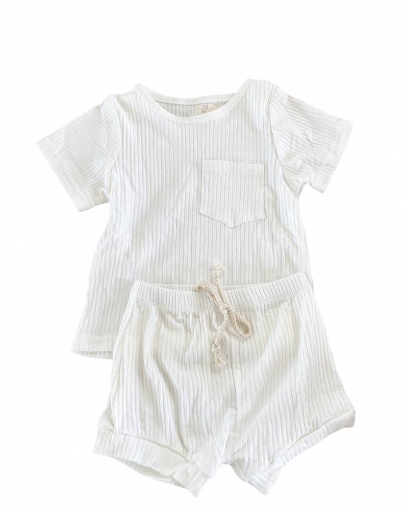 Baby Sommer Set in Ivory
