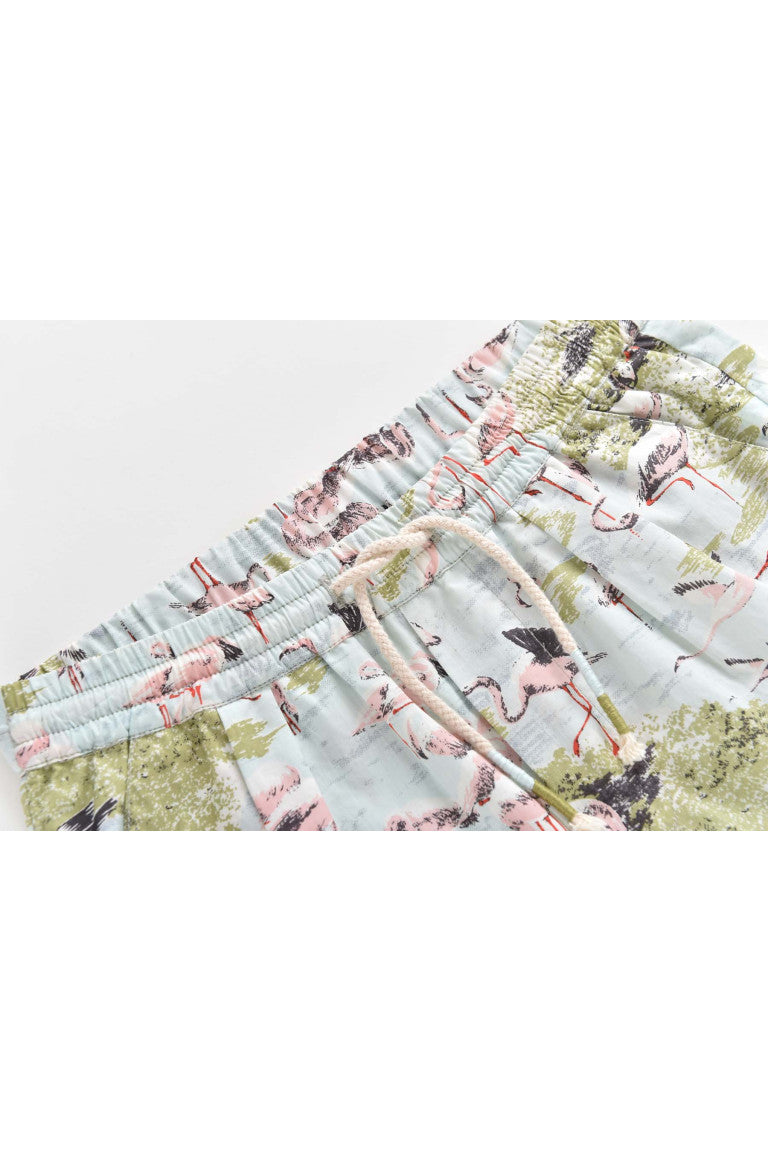 Aliki Darjeeling Flamingo Shorts
