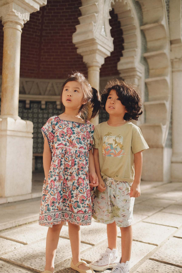 Aliki Darjeeling Flamingo Shorts