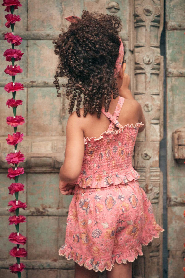 Strawberry Bohemian Hindi Vallaloid Shorts