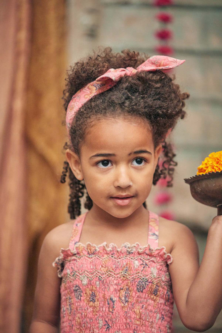 Malika Strawberry Bohemian Floral Tank Top