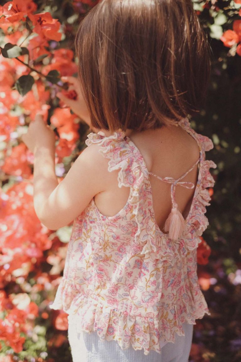 Cream Padma Mudra Zelie Top