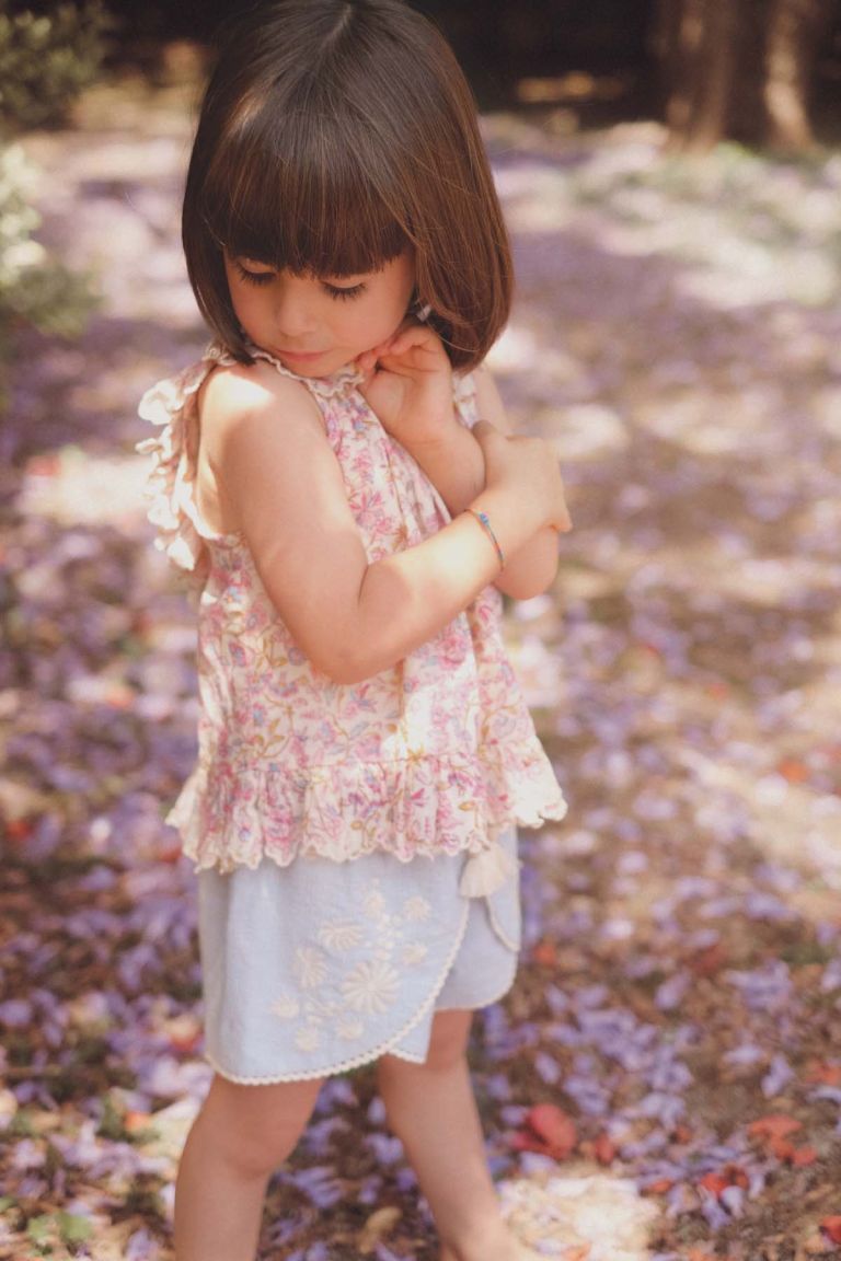 Cream Padma Mudra Zelie Top