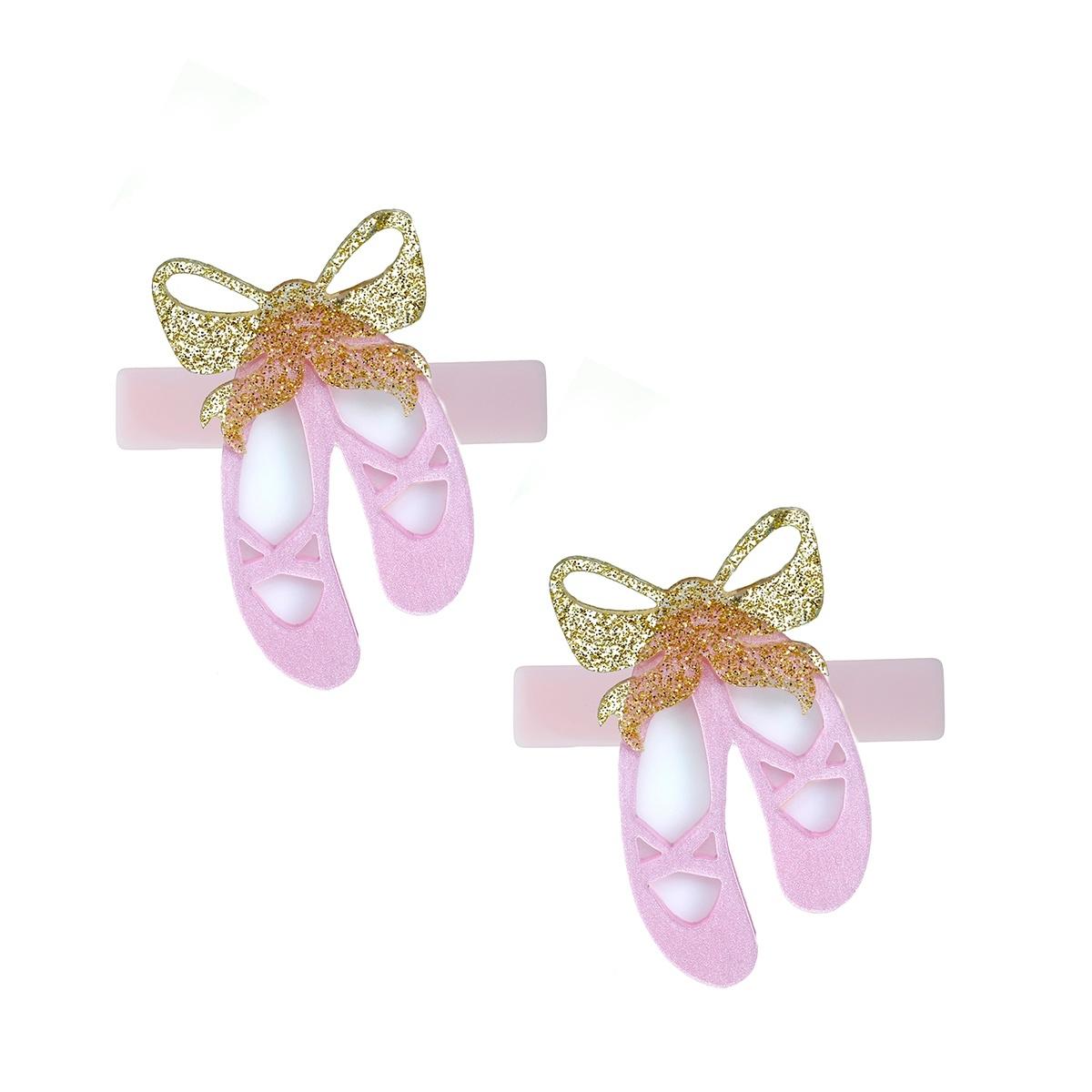 Ballet Slippers Hair Clips