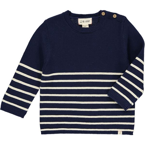 Navy Striped Baby and Kid Sweater