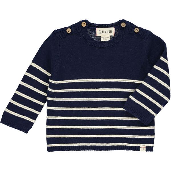 Navy Striped Baby and Kid Sweater