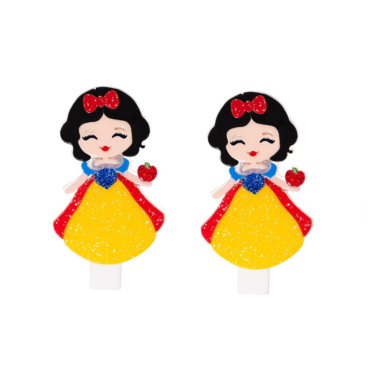 Snow White Doll Hair Clips