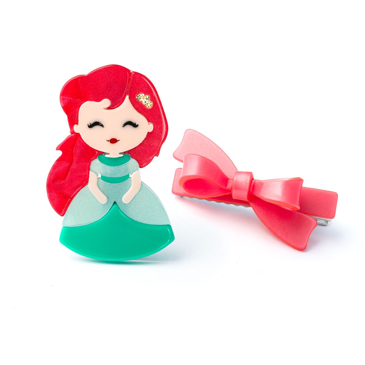 Arielle Doll Hair Clips