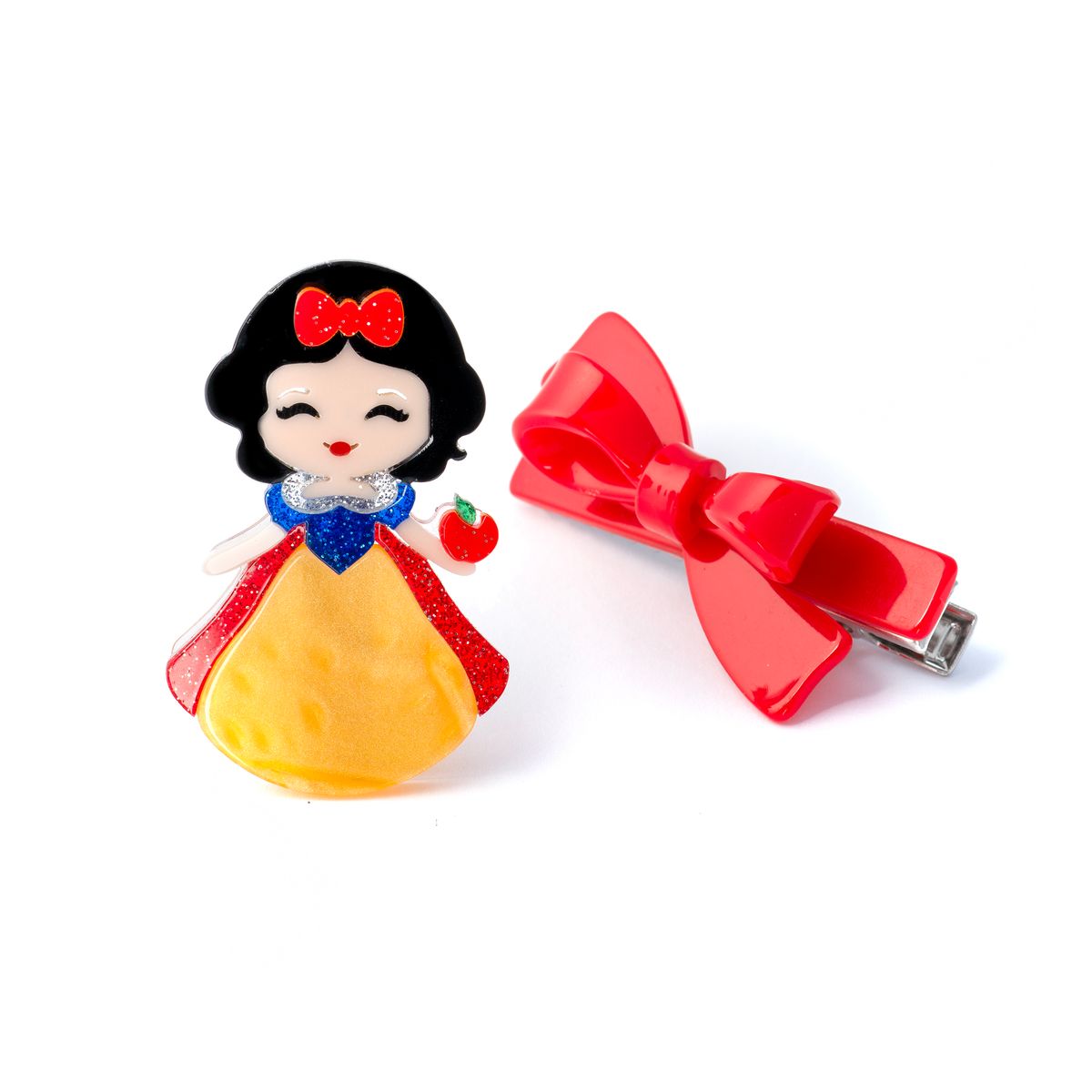 Snow White Doll Hair Clips