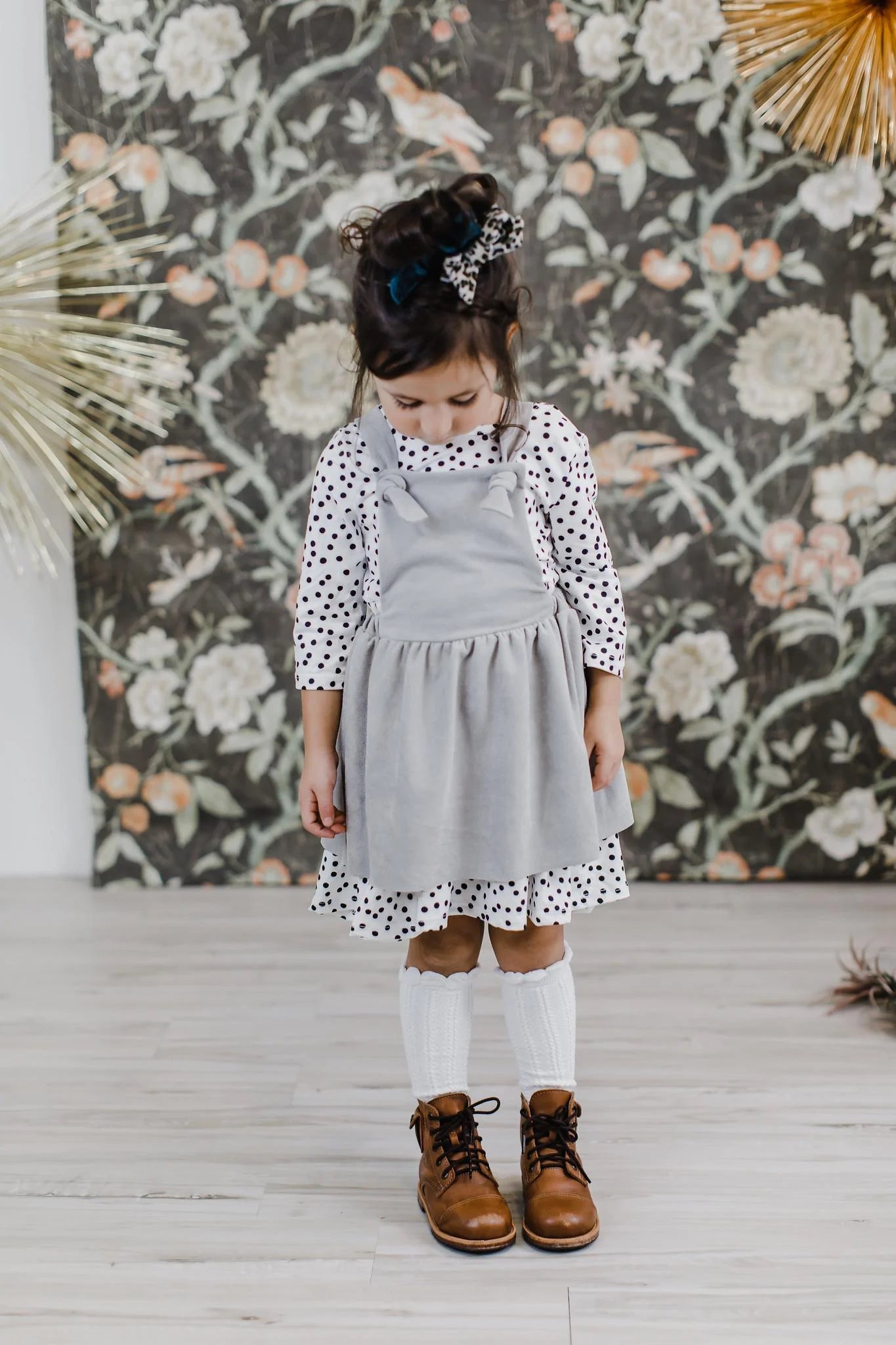 Scattered Dot Twirl Dress