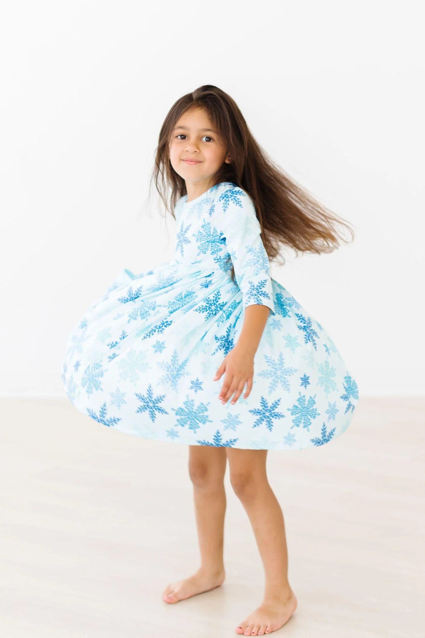 Winter Wonderland Pocket Twirl Dress