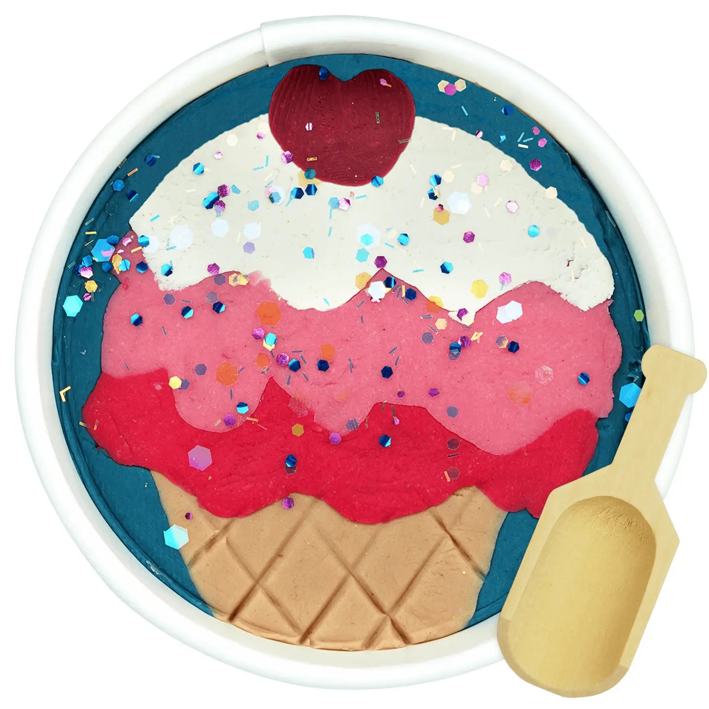Ice Cream Playdough Cup