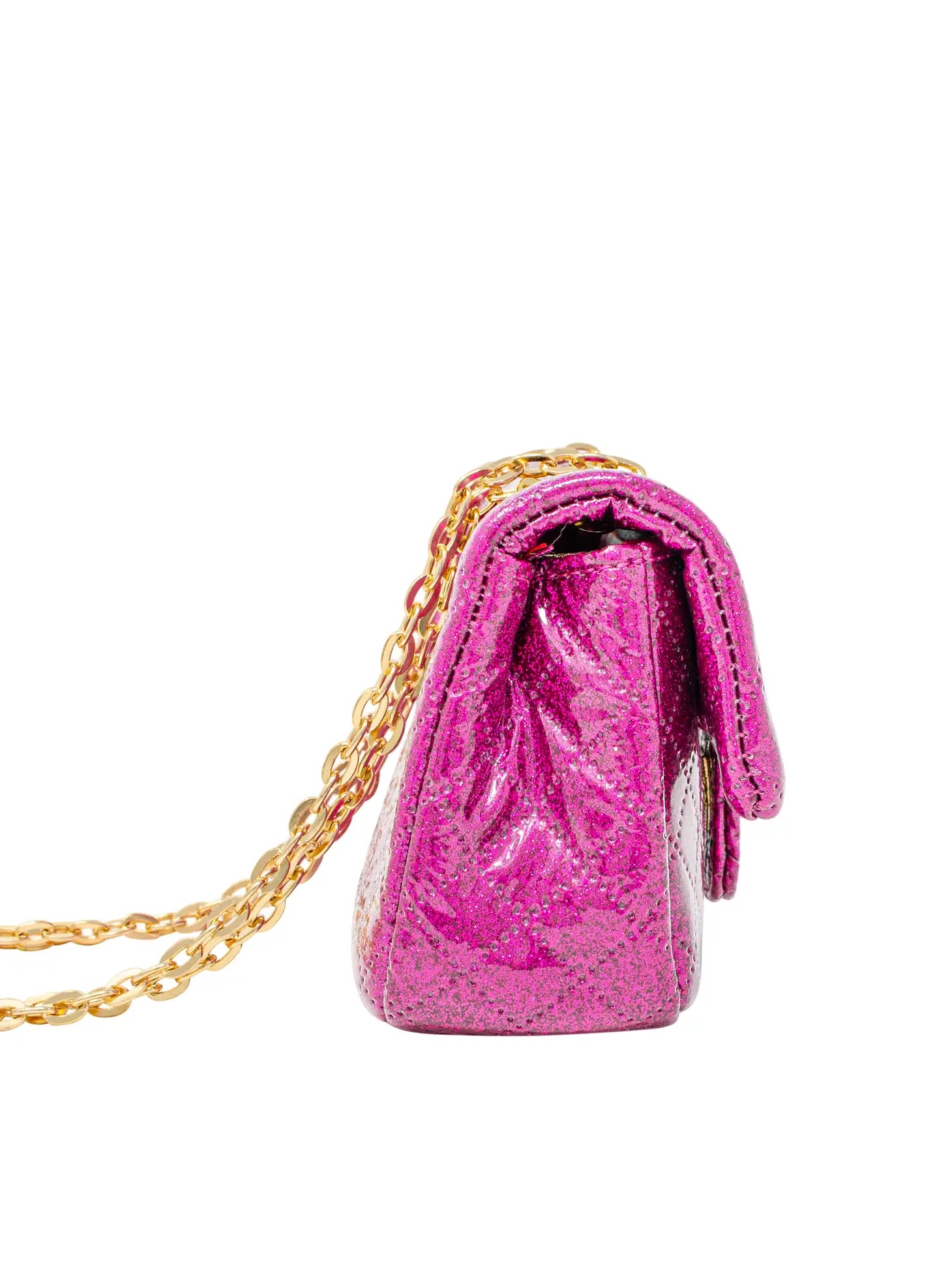 Classic Quilted Sparkle Mini Bag