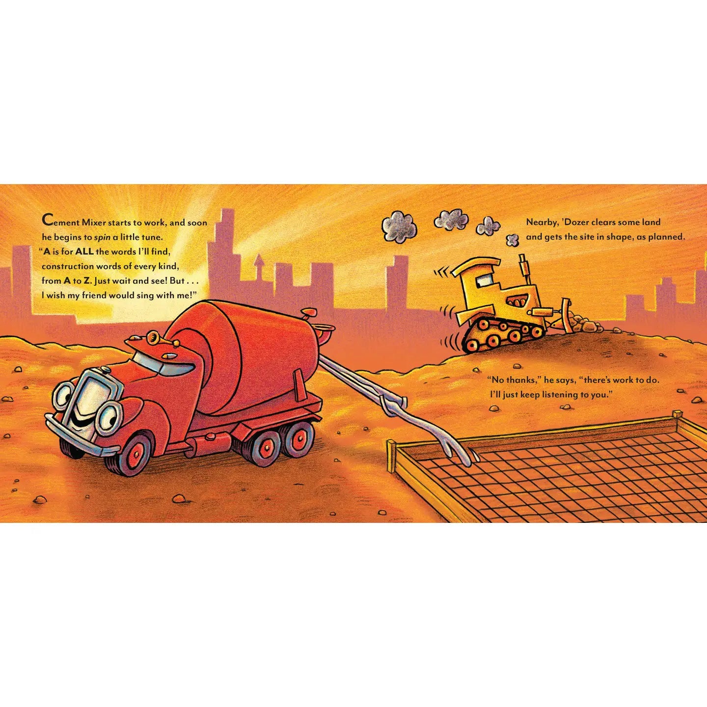 Cement Mixer's ABC: Goodnight Goodnight Construction Site