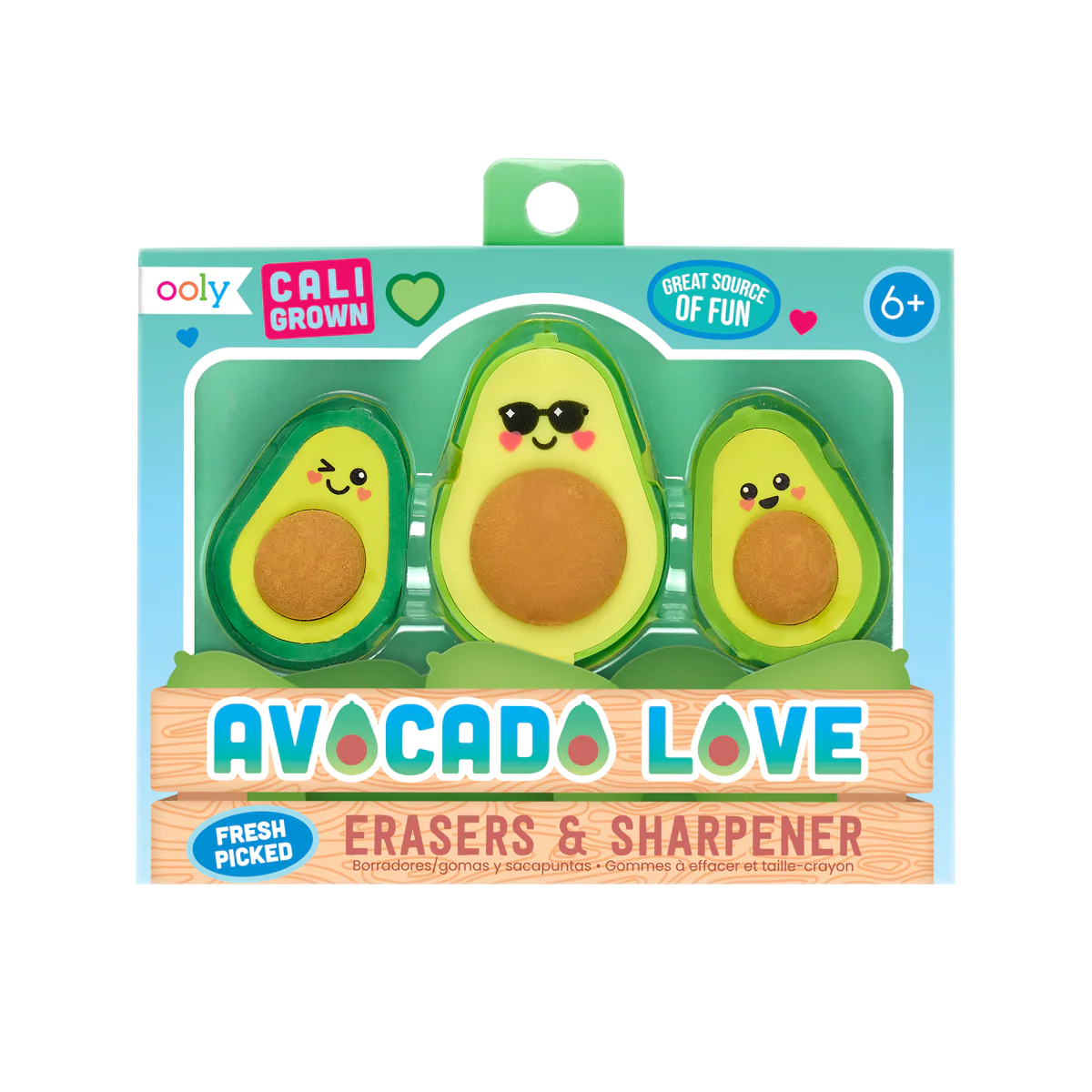 Avocado Erasers