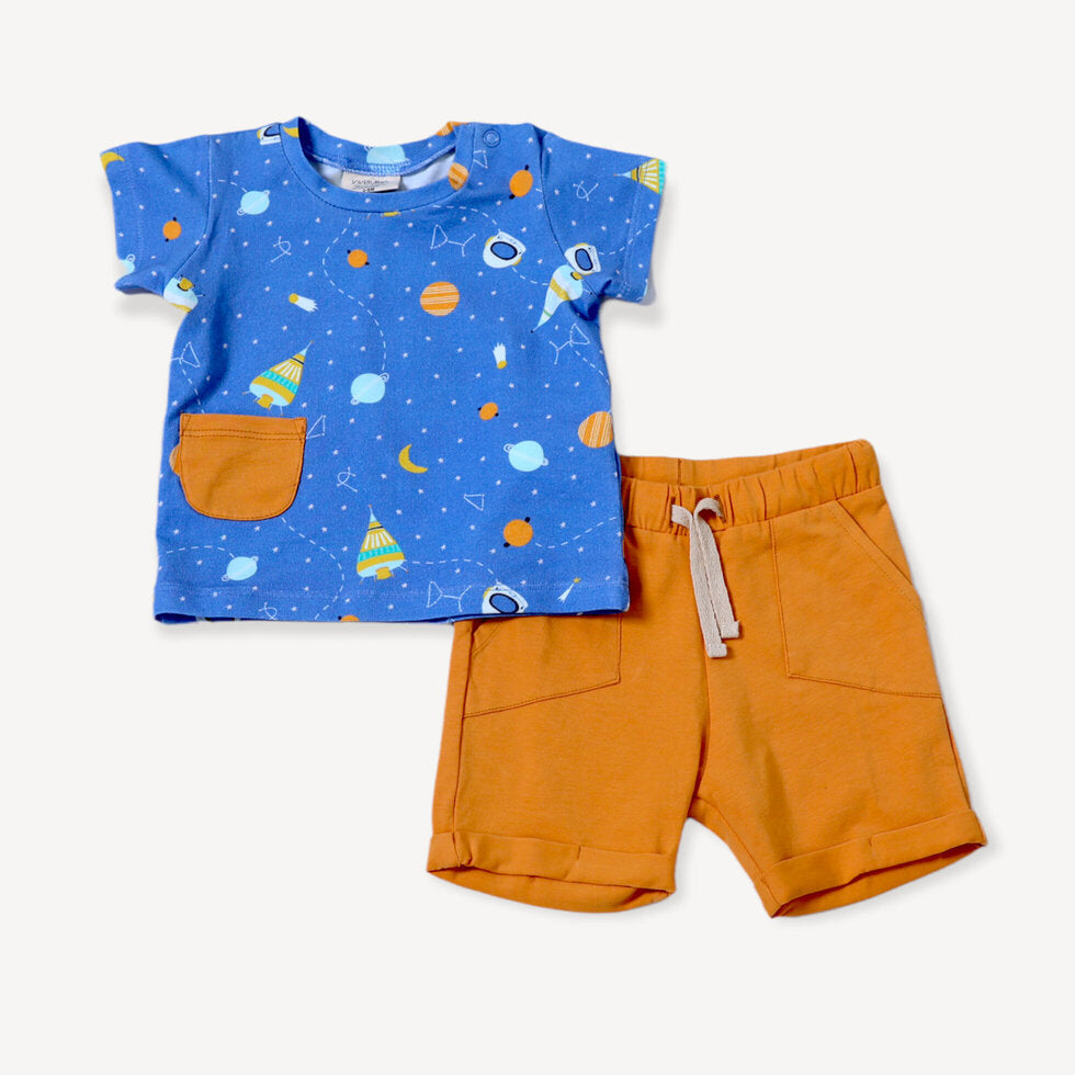 Space Dream Tee Shirt + Shorts Set