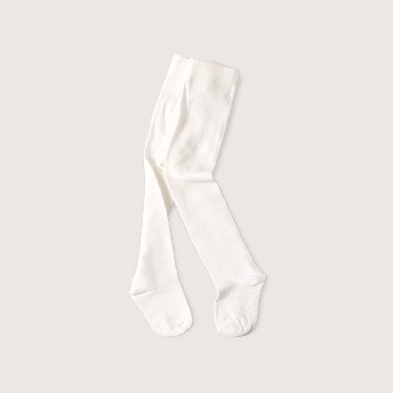 Fine Knit Basic Baby Girl Tights (Organic Blend)