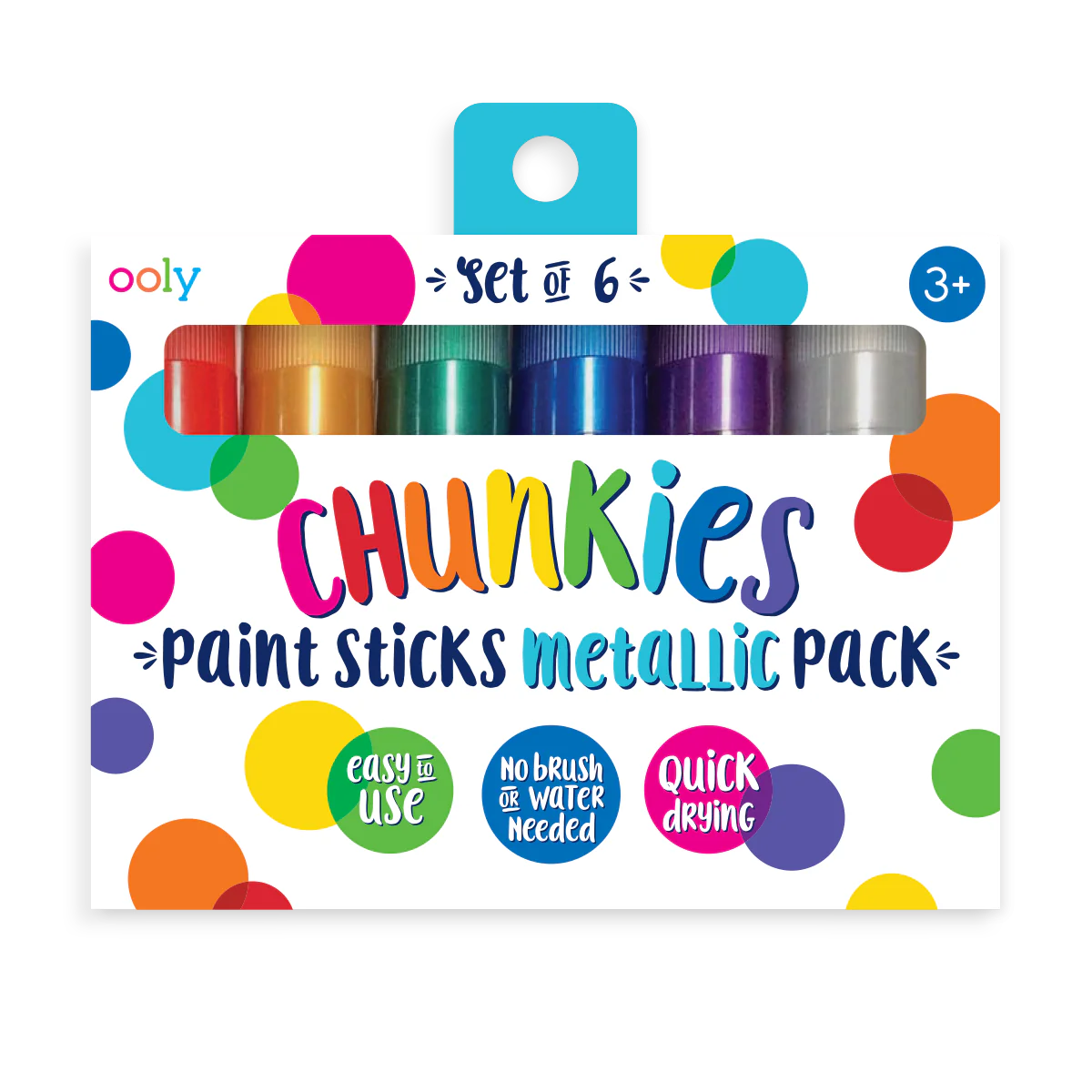 Metallic Chunkies Paint Sticks (set of 6)