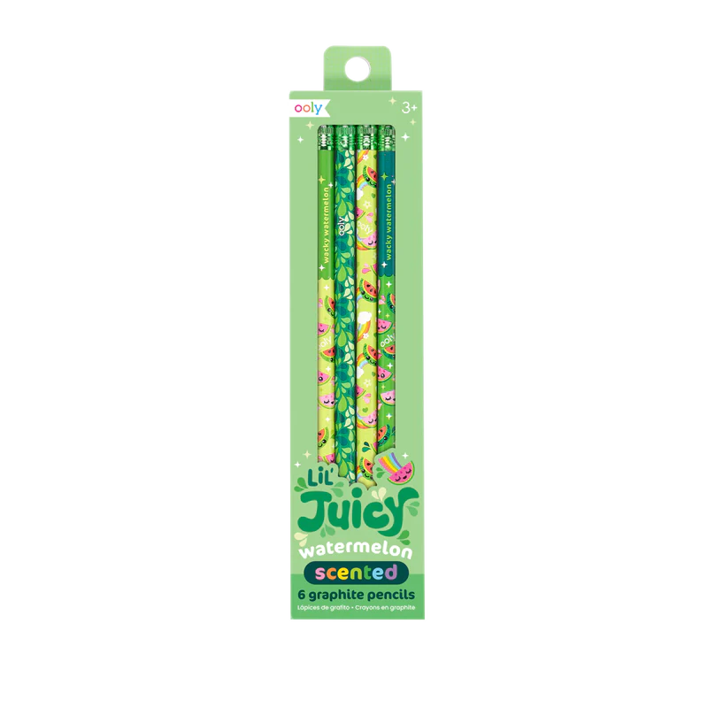 Lil Juicy Watermelon Scented Graphite Pencils - Set of 6
