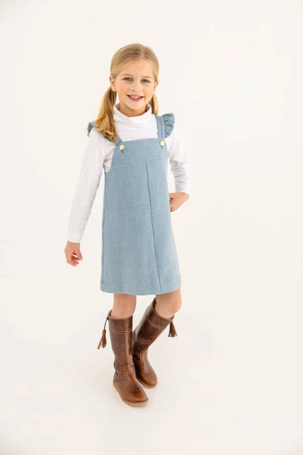 Julia Jumper in Barnsley Blue Tweed