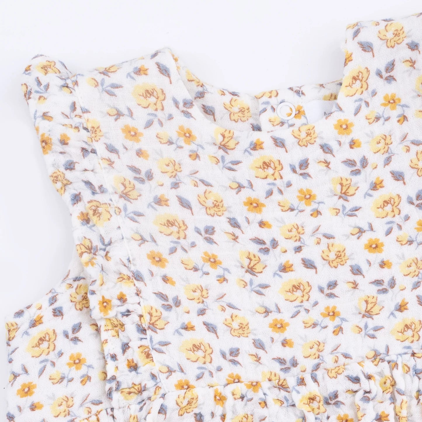 Yellow Country Roses Ruffle Bubble Dress