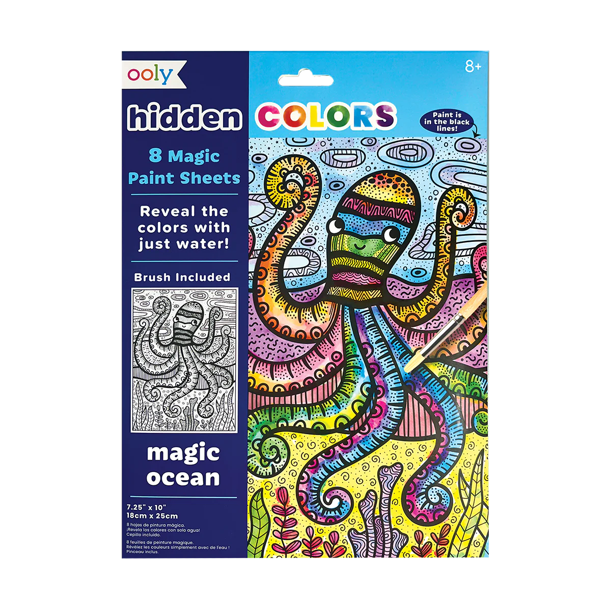 Hidden Colors Magic Paint Sheets