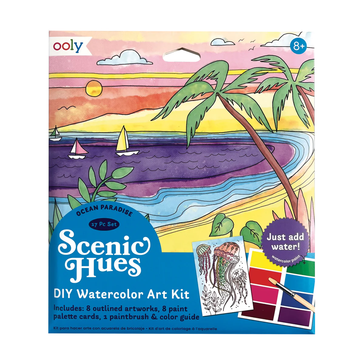 Scenic Hues DIY Watercolor Art Kit