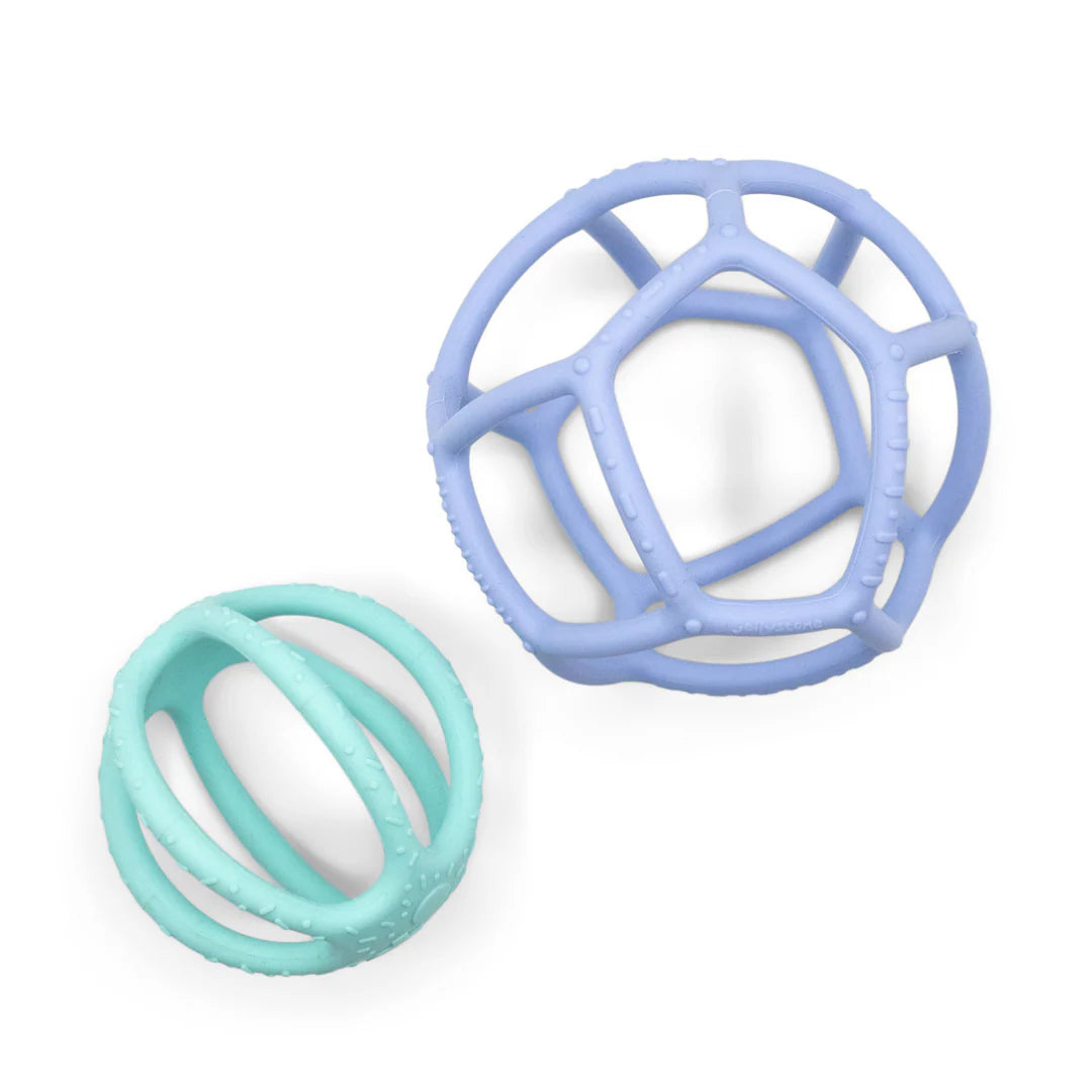 Silicon Baby Sensory & Fidget Ball Duo