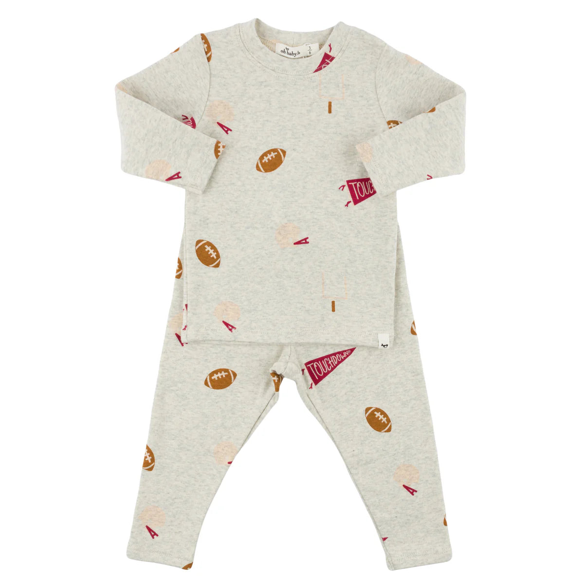 Long Sleeve Touchdown Two Piece Set