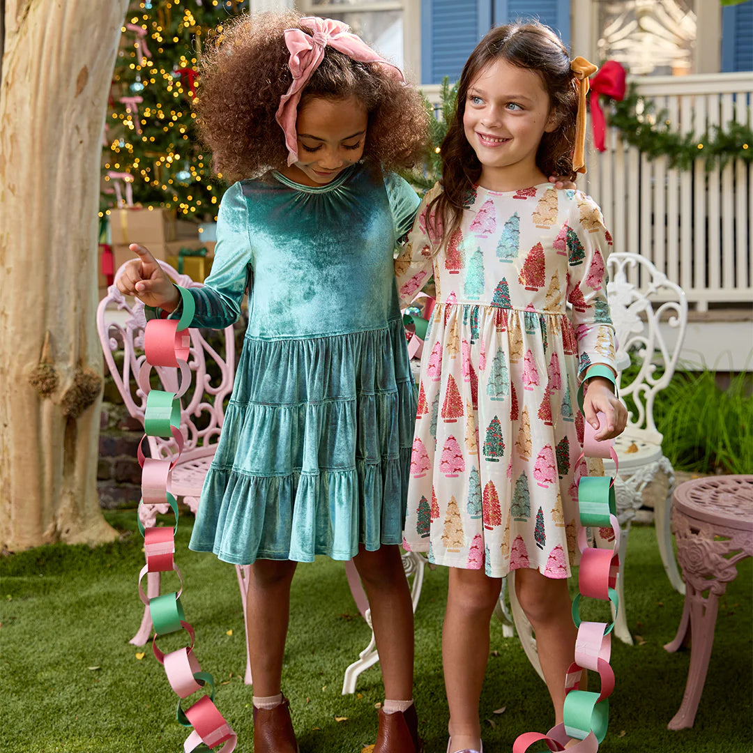 Bottle Brush Trees Lame Dress