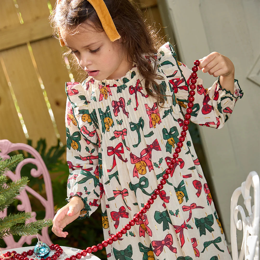 Christmas Bows and Bells Jaipur Dress