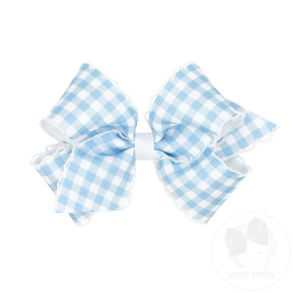 Mini Moonstitch Spring Hair Bow