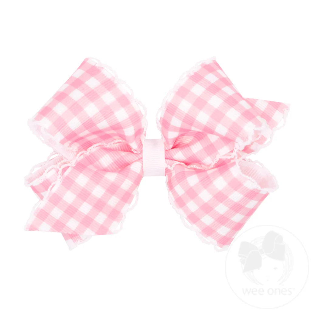 Mini Moonstitch Spring Hair Bow