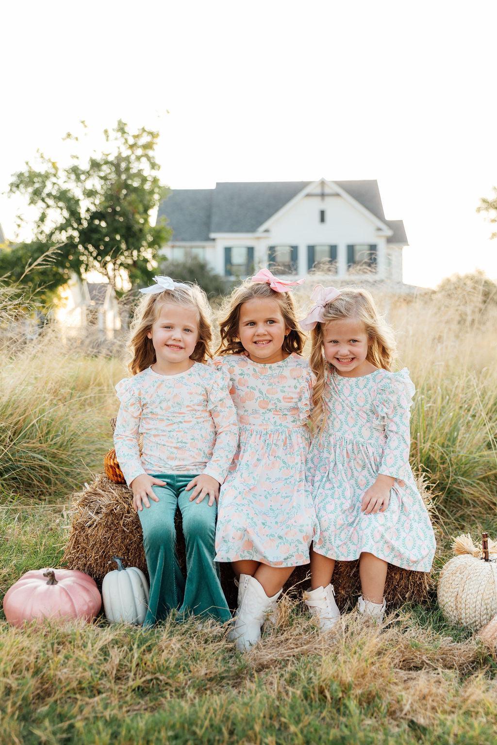 Pretty Pumpkins Pocket Twirl Dress