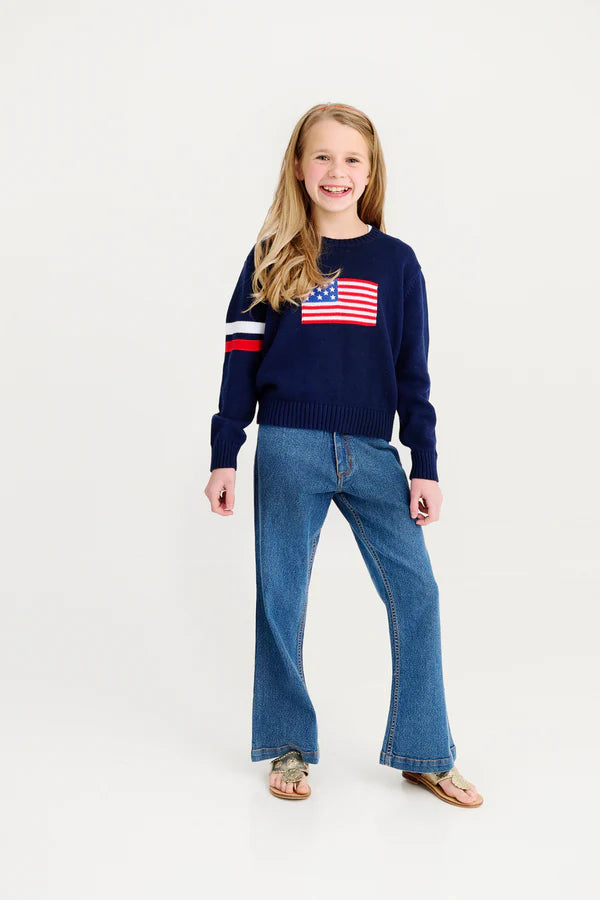 USA Flag Seaton Intarsia Sweater