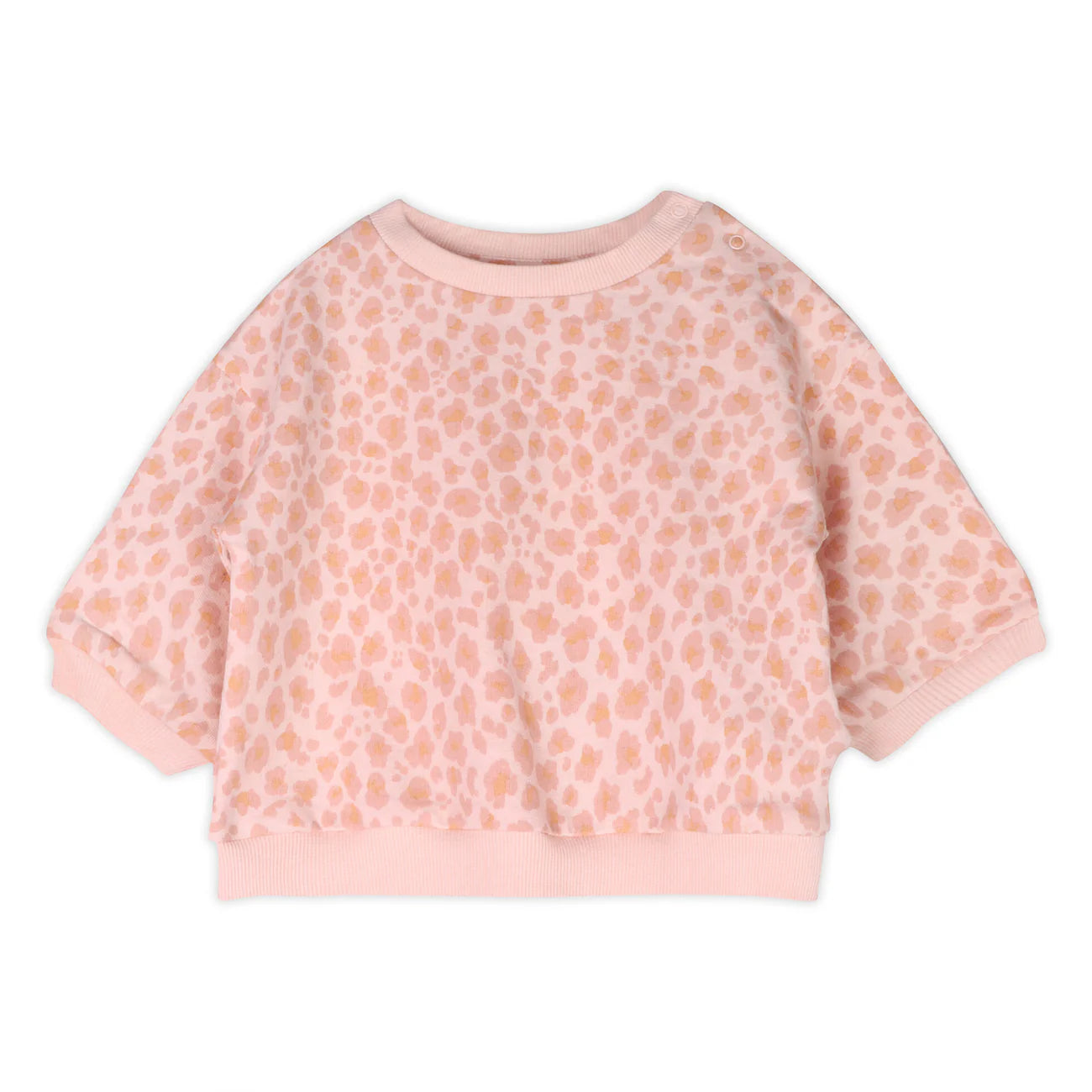 Leopard Baby Sweatshirt & Jogger Set (Organic Cotton)