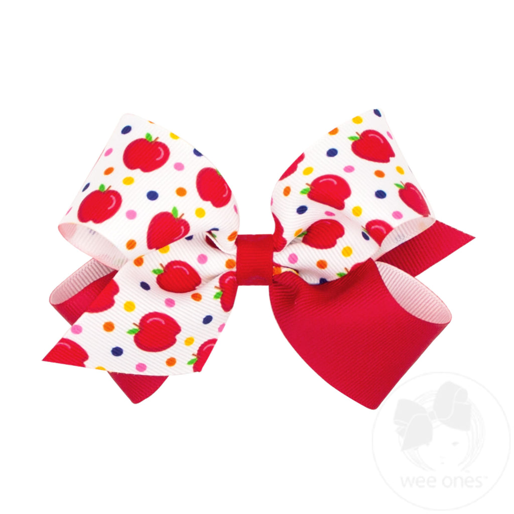 Medium Back to School Hair Bow