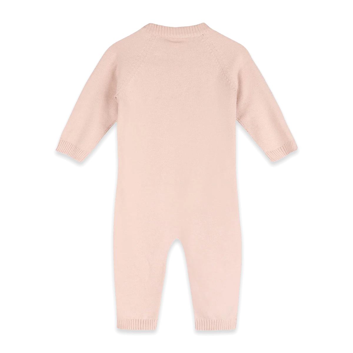 Owl Embroidered Baby Knit Jumpsuit (Organic Cotton)