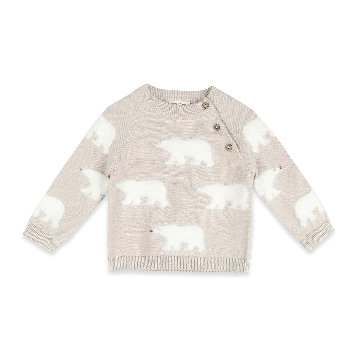 Polar Bear Baby Sweater Pullover & Pant Set (Organic Cotton)